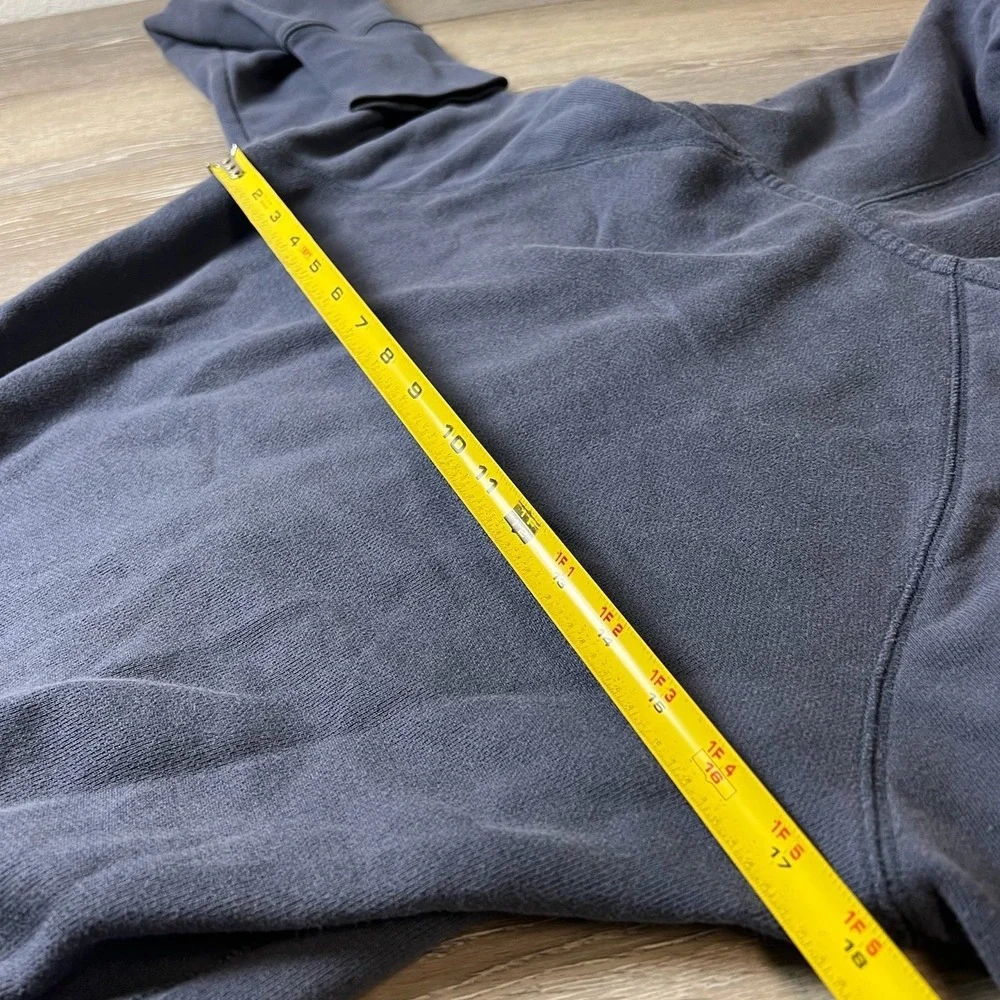 Nike Sportswear Hoodie Womens S Grey Full Zip Flocked Logo 503546-400 Athleisure